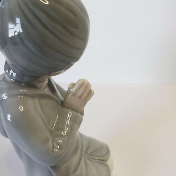 LLADRO NAO PORCELAIN CELESTIAL PRAYER Girl PRAYING rare - Picture 6 of 12